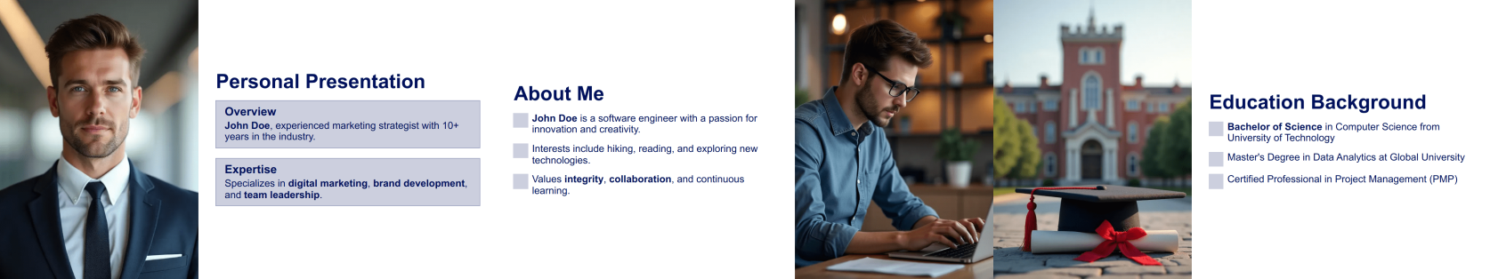 Personal Presentation Template Thumbnail