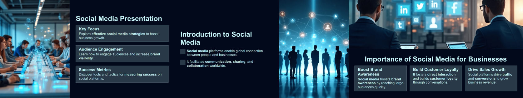 Social Media Presentation Template Thumbnail