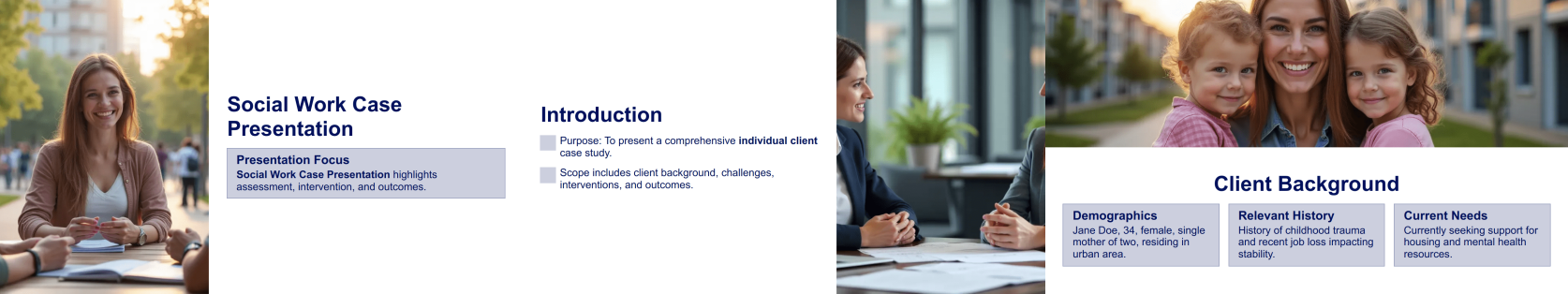 Social Work Case Presentation Template Thumbnail