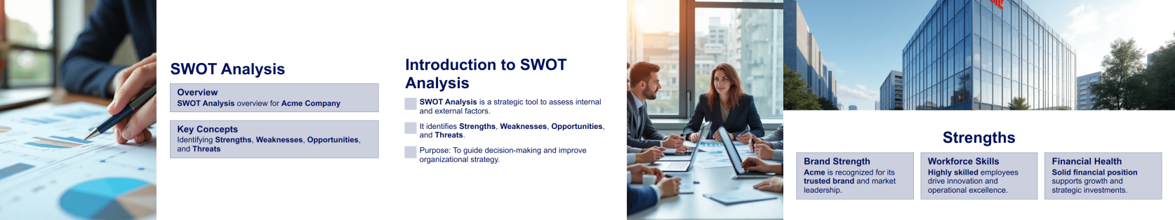 SWOT Analysis Presentation Template Thumbnail