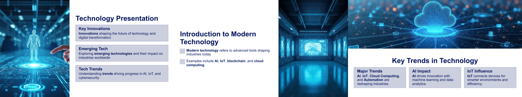 Technology Presentation Template Thumbnail