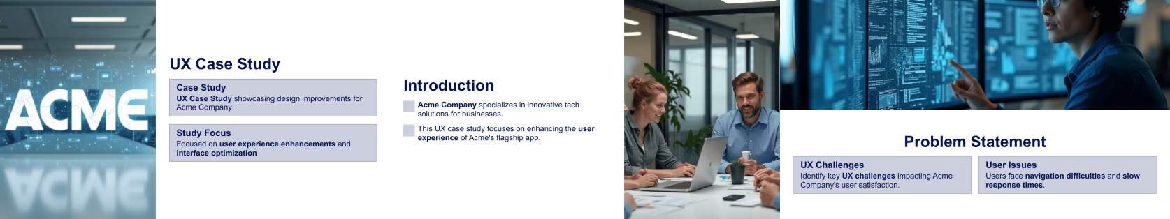 UX Case Study Presentation Template Thumbnail