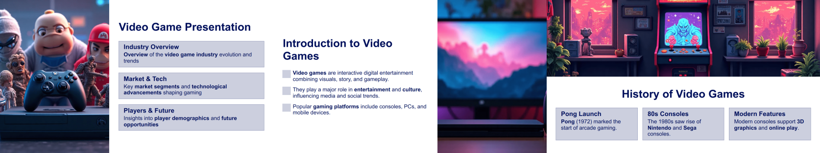 Video Game Presentation Template Thumbnail