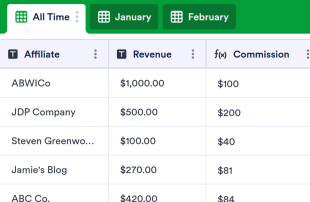 Affiliate Tracking Template Spreadsheet Template