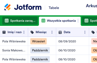 Arkusz Obecności na Spotkaniu Spreadsheet Template