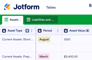 Balance Sheet Template