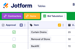 Bid Tabulation Template Spreadsheet Template
