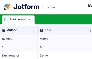 Book Inventory Template