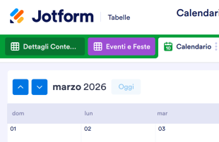 Calendario Editoriale per i Social Media Modello di foglio di calcolo