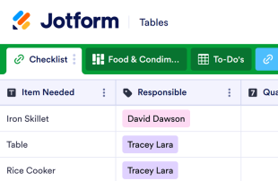 Camping Checklist Spreadsheet Template