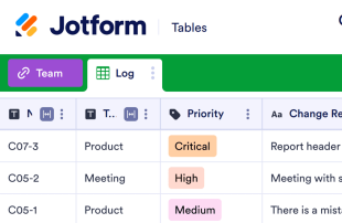 Change Log Template