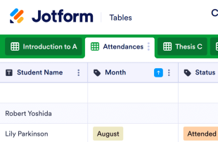 Class Attendance Sheet Template