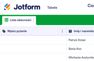 Codzienna Lista Obecności Spreadsheet Template