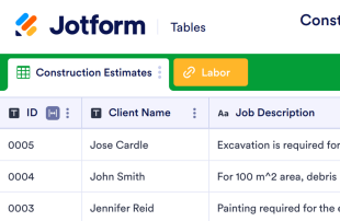 Construction Estimate Template