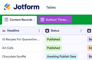 Content Calendar Template