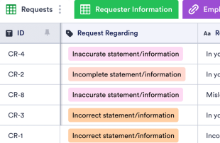 Correction Tracking Template Spreadsheet Template