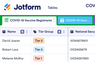 COVID-19 Vaccination Tracker Template