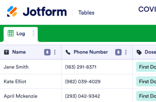 COVID-19 Vaccine Consent Log Template