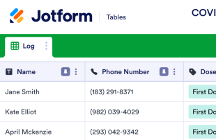 COVID-19 Vaccine Consent Log Template Spreadsheet Template
