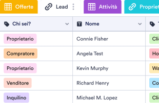 CRM Immobiliare Modello di foglio di calcolo