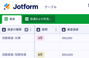 貸借対照表テンプレート Spreadsheet Template