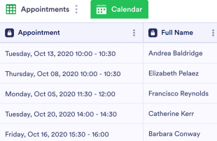 Doctor Appointment Sign In Spreadsheet Template