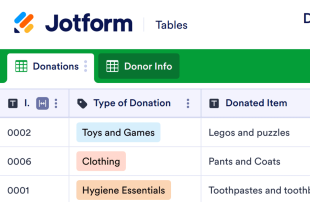 Donation List Template Spreadsheet Template