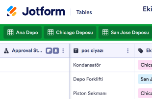 Ekipman Envanter Tablosu Template