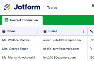 Email Subscription List Spreadsheet Template