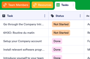 Employee Onboarding Template Spreadsheet Template