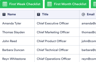 Executive Onboarding Template