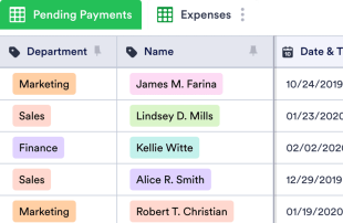 Expense Reimbursement Spread Spreadsheet Template
