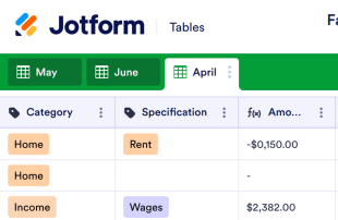 Family Budget Template