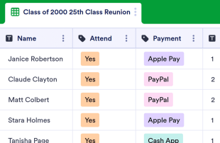 Family Reunion Sign In Spreadsheet Template