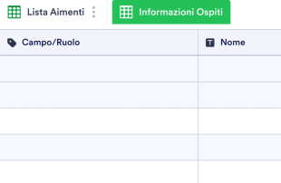 Foglio di Iscrizione alla Cena di Natale Modello di foglio di calcolo