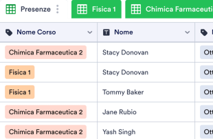 Foglio Presenze Scolastiche Template