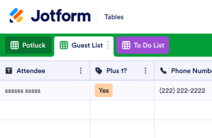 Food Sign Up Spreadsheet Template