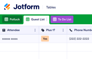 Food Sign Up Sheet Template