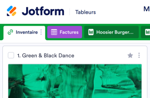 Formulaire d'enregistrement d'informations sur l'inventaire des œuvres d'art Template