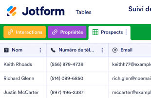 Formulaire d'inscription du client immobilier Template