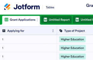 Grant Tracking Spread Spreadsheet Template