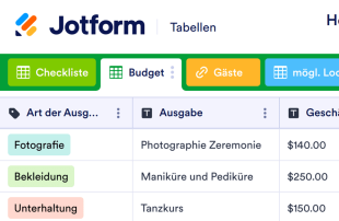 Hochzeitsplaner Vorlage Tabellenvorlage