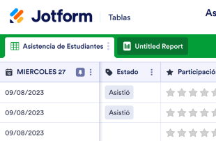 Hoja de Asistencia de Estudiantes Spreadsheet Template