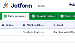 Hoja de datos de estudiantes Spreadsheet Template