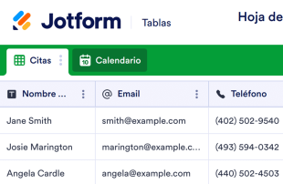 Hoja de registro del salón de belleza Template