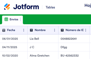 Hoja de registro para clases Spreadsheet Template