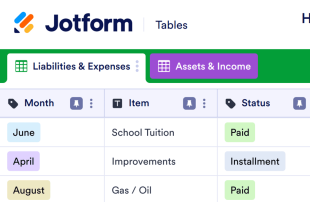 Home Budget Template