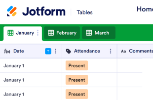 Homeschool Attendance Spreadsheet Template