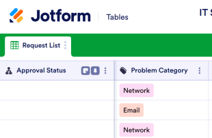 IT Service Request Tracker Template