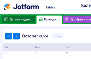 Календар Друштвених Мрежа Spreadsheet Template